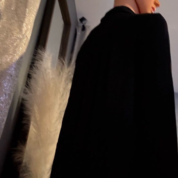 Banana Republic Black Tiered Long Sleeve Dress - Picture 7 of 11